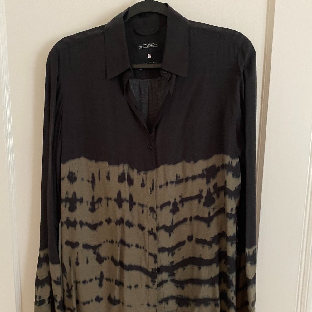 ZARA | BLACK DRESS SHIRT